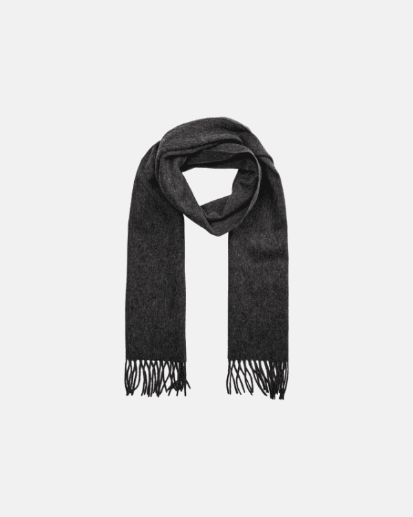 Halstørklæde | 100% uld | grå