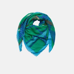 Big Check Siw Scarf