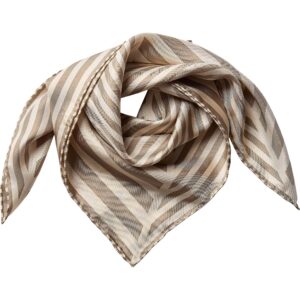 Geometric Scarf 100% Silk 61x61cm