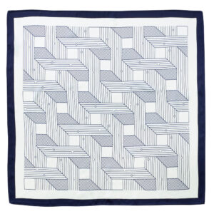 Silketørklæde, Grafic Rhombus - 50x50 cm.