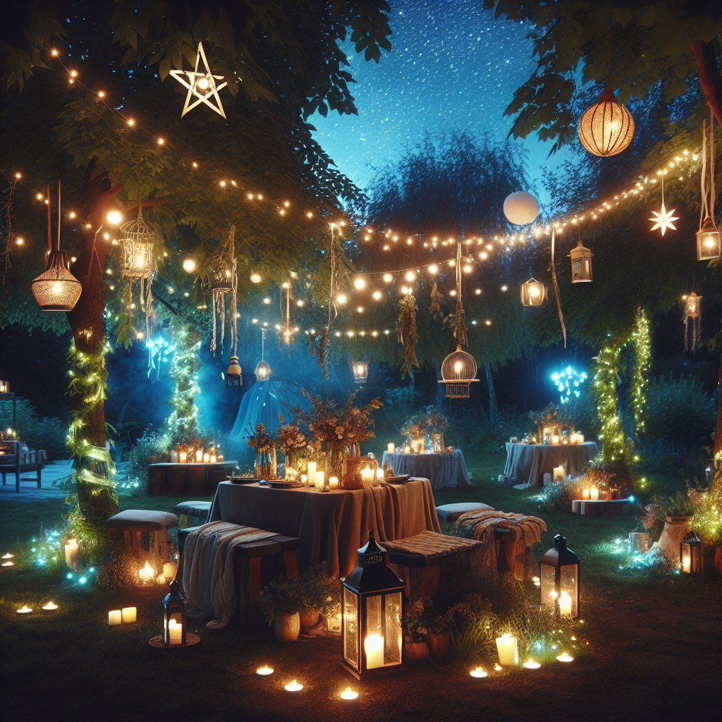 Lysende idéer: Kreativ brug af hyggelys til havefester